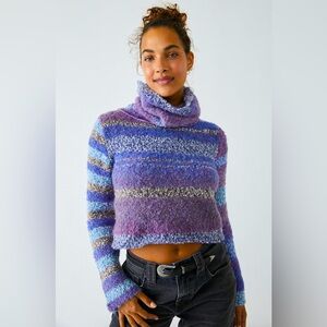 Sincerely Jules Cropped Turtleneck Pullover